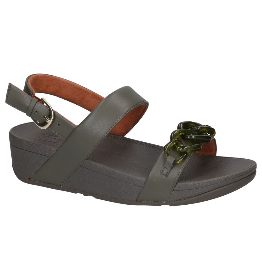 Kaki Sandalen Fitflop Lottie Tortoise Shell fitflop kopen in de aanbieding Kaki Sandalen Fitflop Lottie Tortoise Shell fitflop kopen in de aanbieding