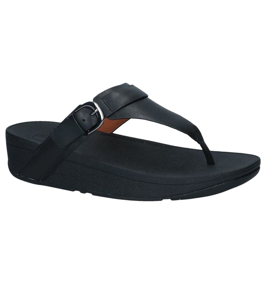 Zwarte Slippers Fitflop Edit fitflop kopen in de aanbieding