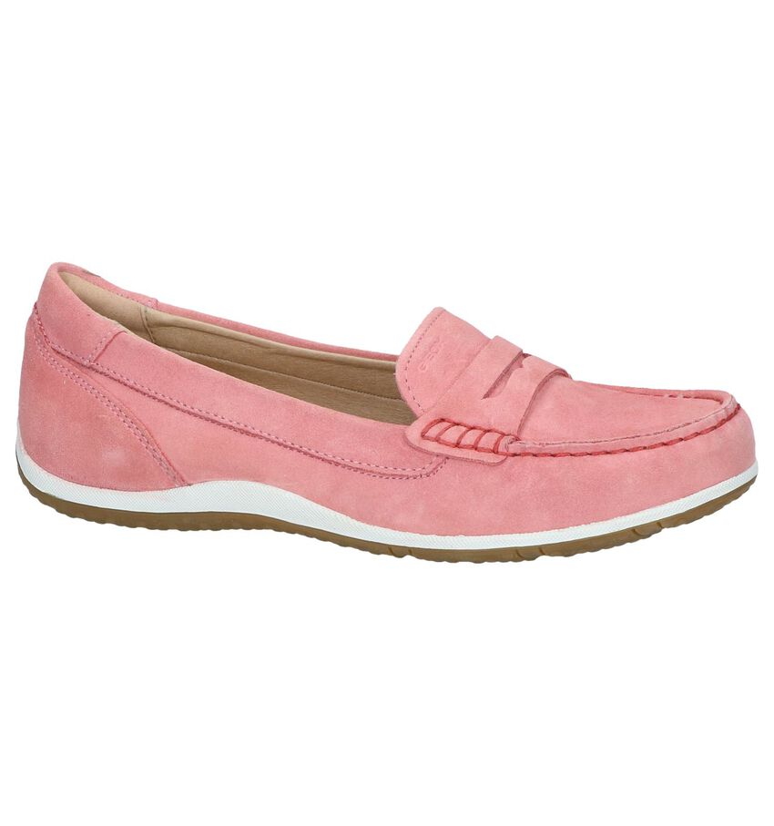 Roze Mocassins Geox geox kopen in de aanbieding