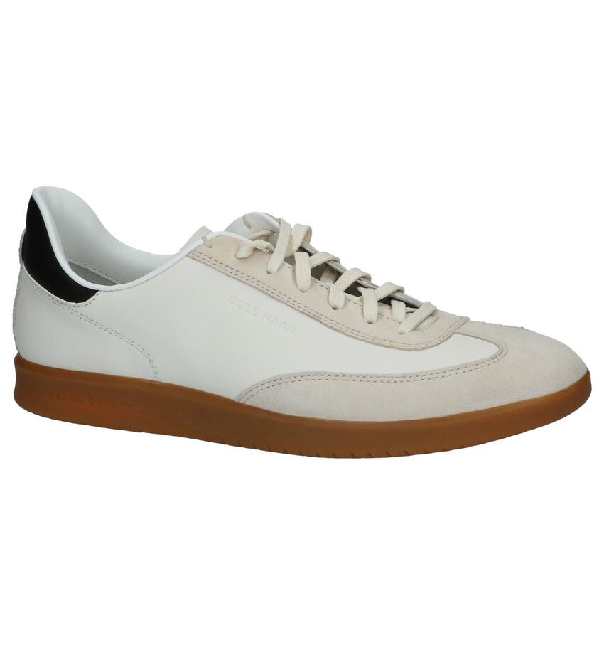 Lichtbeige Casual Veterschoenen Cole Haan Grandpro cole haan kopen in de aanbieding
