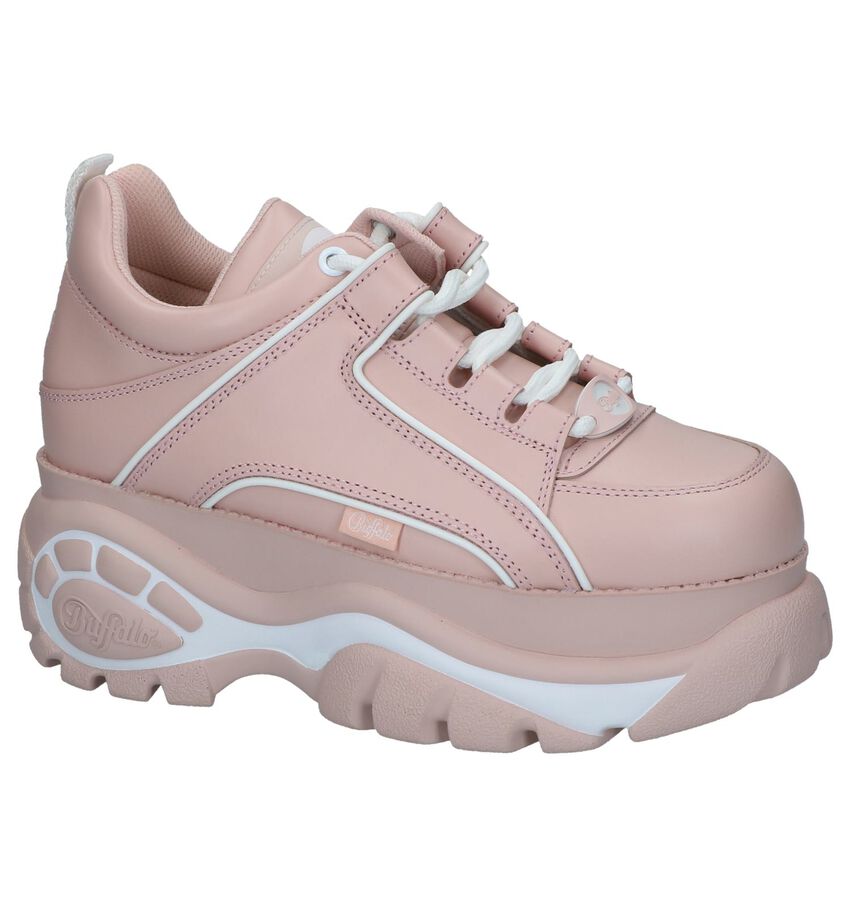 Roze Sneakers Buffalo London Classic Kicks buffalo kopen in de aanbieding