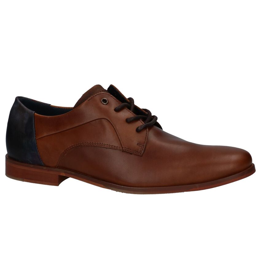 Geklede Veterschoenen Cognac Bullboxer bullboxer kopen in de aanbieding