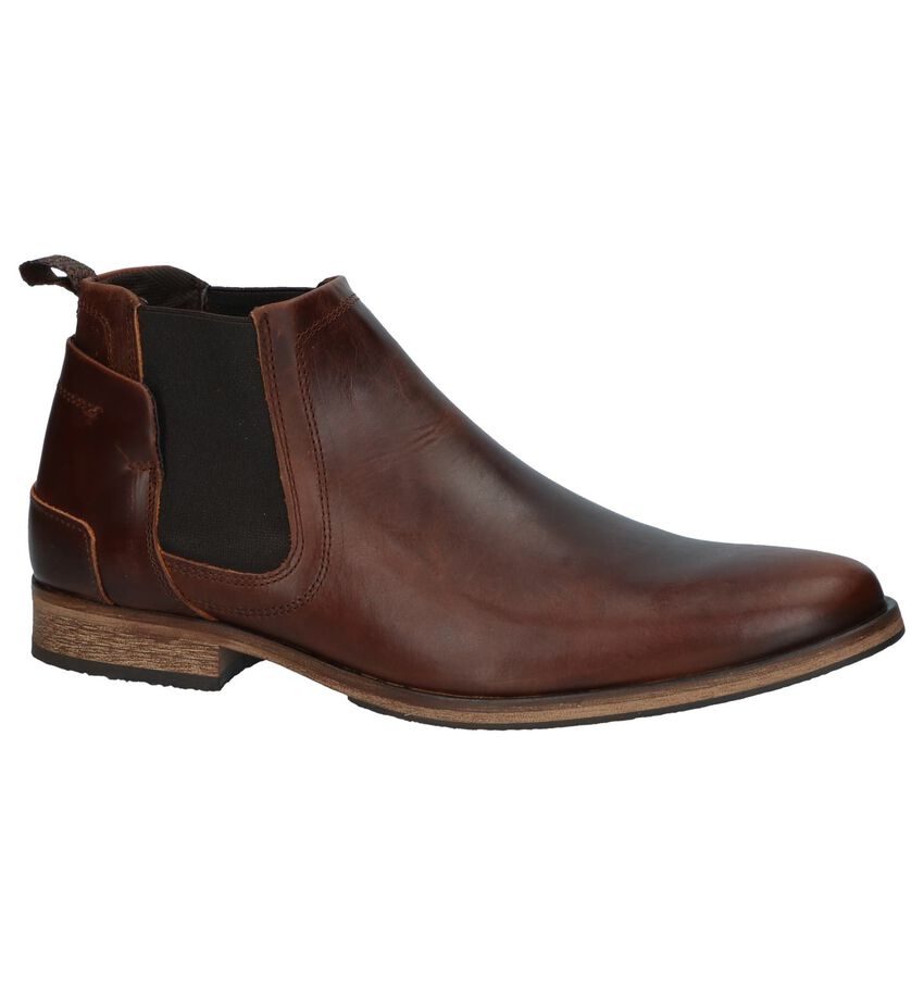 Bruine Bullboxer Chelsea Boots bullboxer kopen in de aanbieding