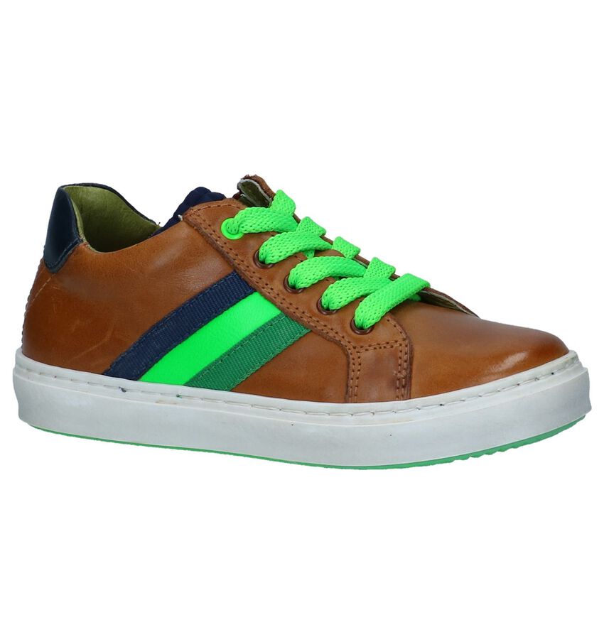 Veterschoenen Cognac Stones And Bones Indigo stones and bones kopen in de aanbieding