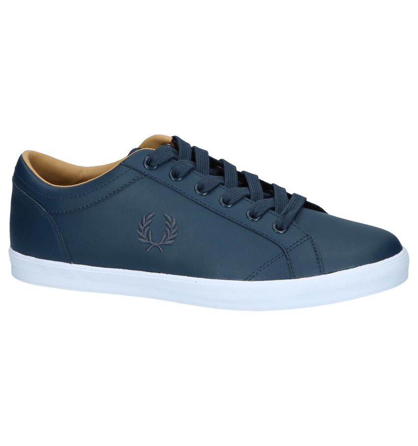 Donkerblauwe Casual Schoenen Fred Perry fred perry kopen in de aanbieding