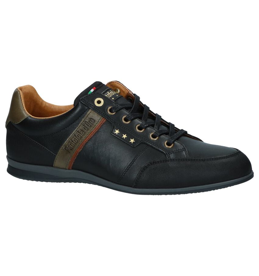 Zwarte Casual Veterschoenen Pantofola Doro Roma Low pantofola doro kopen in de aanbieding Zwarte Casual Veterschoenen Pantofola Doro Roma Low pantofola doro kopen in de aanbieding