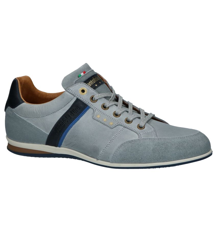 Lichtgrijze Pantofola Doro Roma Low Casual Veterschoenen pantofola doro kopen in de aanbieding Lichtgrijze Pantofola Doro Roma Low Casual Veterschoenen pantofola doro kopen in de aanbieding