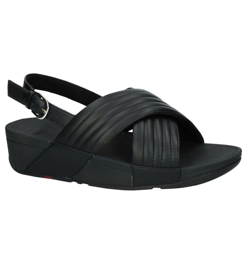 Zwarte Sandalen Fitflop Lulu Padded Sandal fitflop kopen in de aanbieding