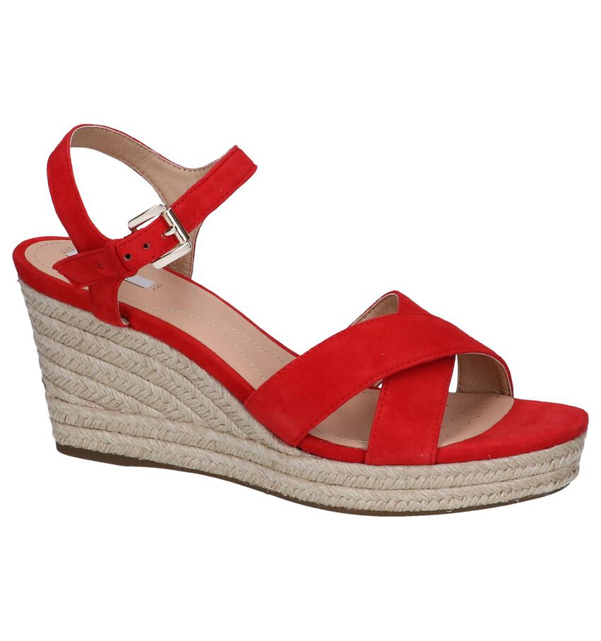 Rode Sandalen Geox geox kopen in de aanbieding Rode Sandalen Geox geox kopen in de aanbieding
