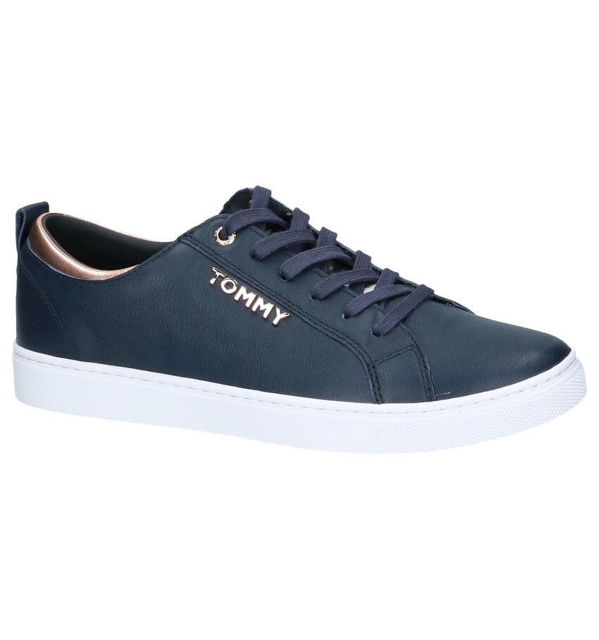 Donkerblauwe Veterschoenen Tommy Hilfiger tommy hilfiger kopen in de aanbieding