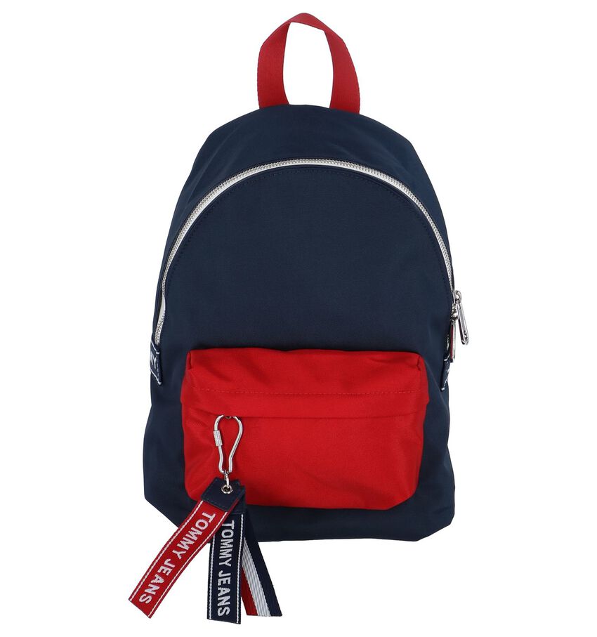 Donkerblauwe Rugzak Tommy Hilfiger Tju Logo Tape Mini tommy hilfiger kopen in de aanbieding Donkerblauwe Rugzak Tommy Hilfiger Tju Logo Tape Mini tommy hilfiger kopen in de aanbieding