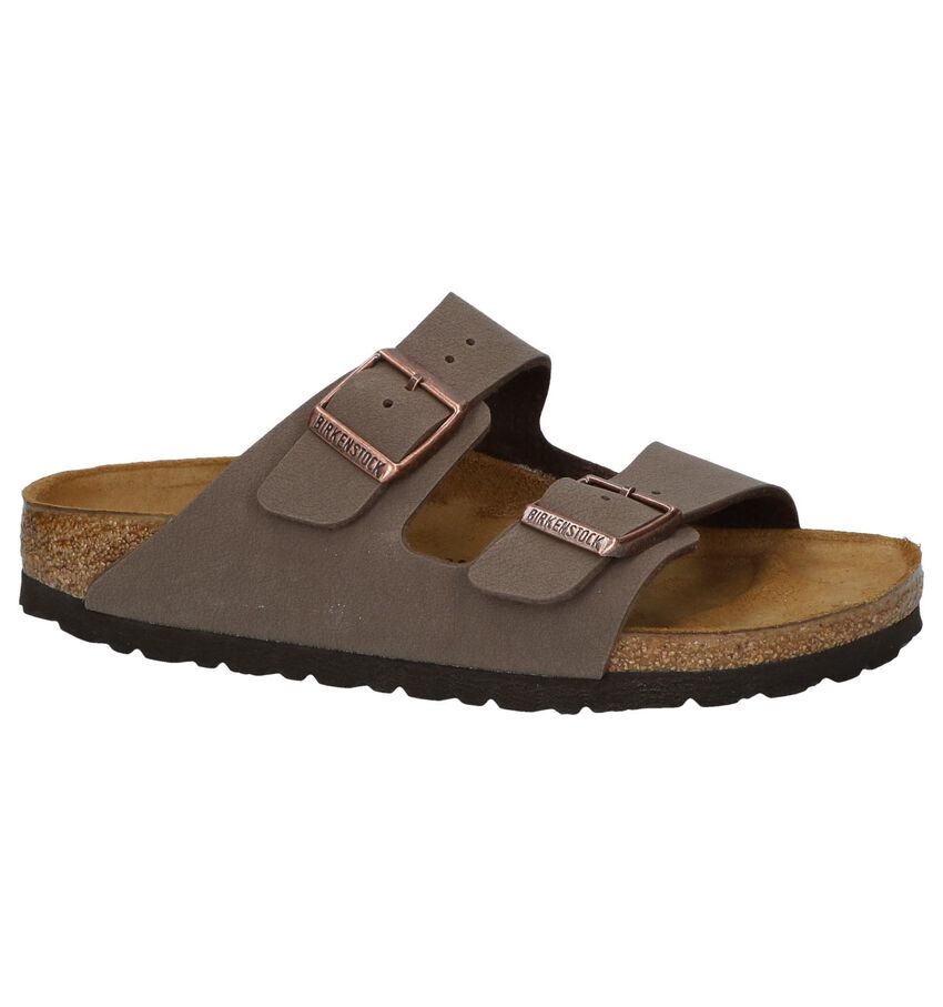 Lichtbruine Slippers Birkenstock Arizona birkenstock kopen in de aanbieding