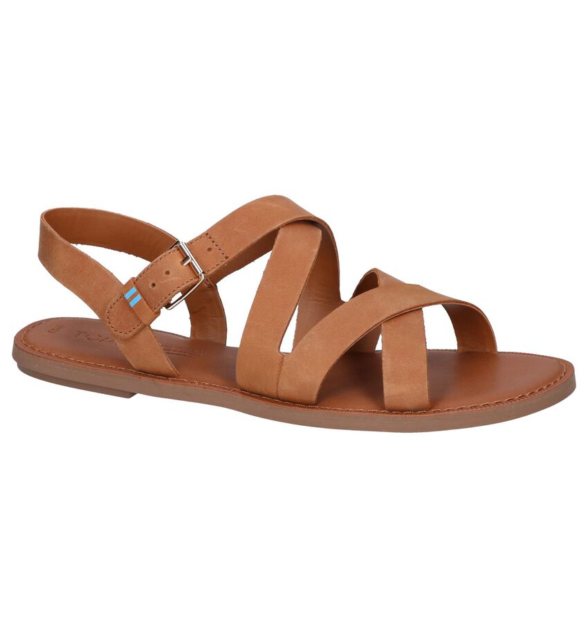 Cognac Sandalen Toms Sicily toms kopen in de aanbieding