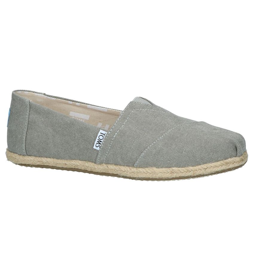 Donkergrijze Espadrilles Toms Alpargata toms kopen in de aanbieding