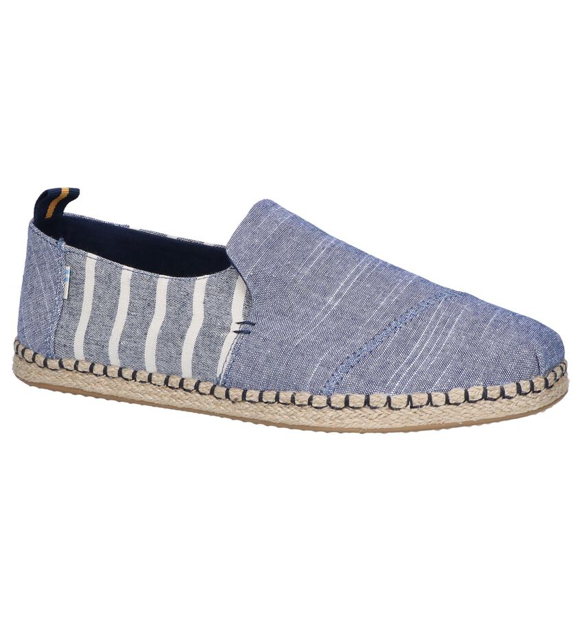 Blauwe Espadrilles Toms toms kopen in de aanbieding