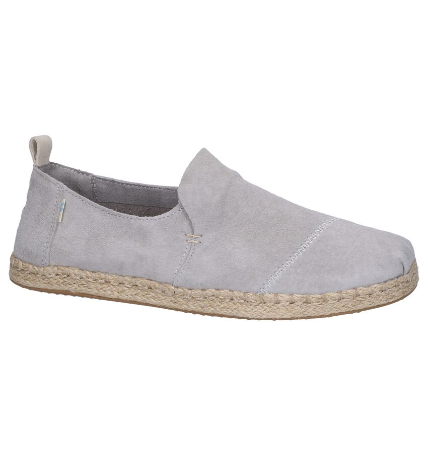 Lichtgrijze Espadrilles Toms toms kopen in de aanbieding