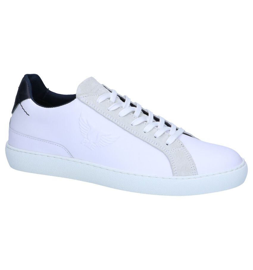 Witte Casual Veterschoenen Pme Legend Curtis pme legend kopen in de aanbieding