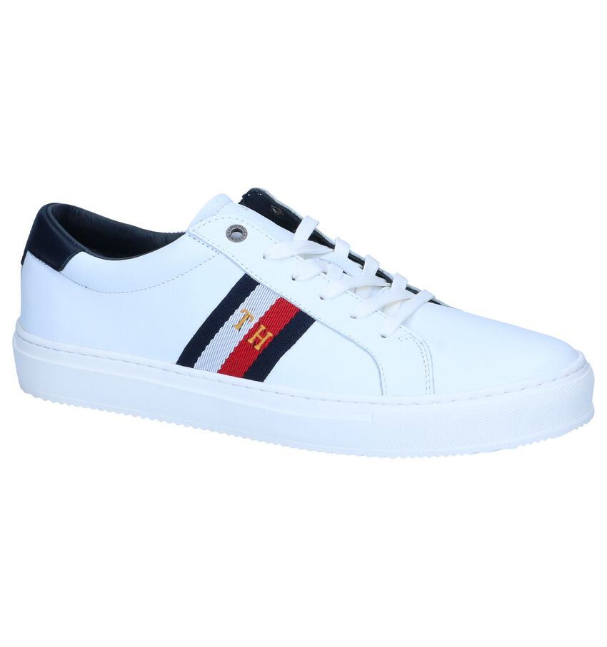Witte Veterschoenen Tommy Hilfiger Corporate tommy hilfiger kopen in de aanbieding