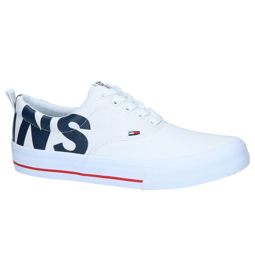 Witte Lage Sneakers Tommy Hilfiger Logo Classic Jeans tommy hilfiger kopen in de aanbieding Witte Lage Sneakers Tommy Hilfiger Logo Classic Jeans tommy hilfiger kopen in de aanbieding