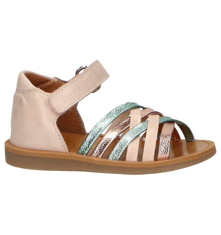 Roze Babysandalen Pom Dapi Poppy Lux pom dapi kopen in de aanbieding