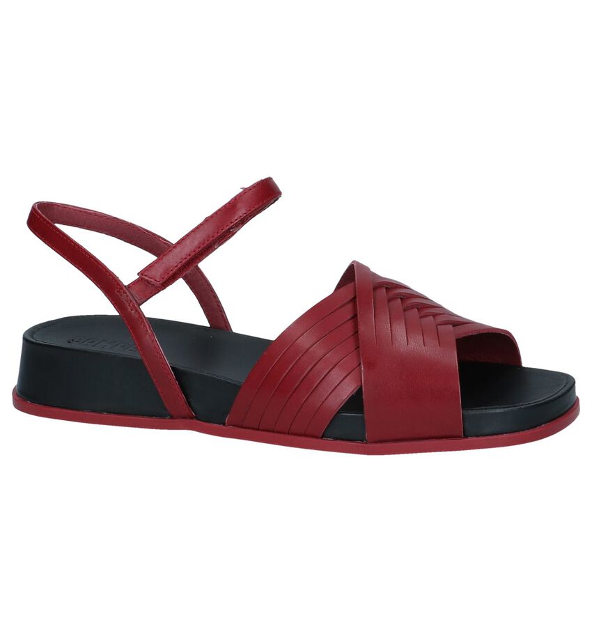Donkerrode Sandalen Camper camper kopen in de aanbieding