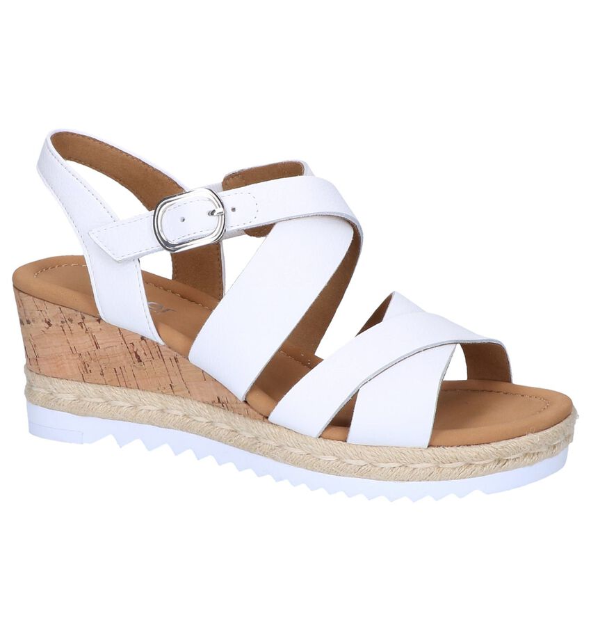 Witte Sandalen Gabor Comfort gabor kopen in de aanbieding Witte Sandalen Gabor Comfort gabor kopen in de aanbieding