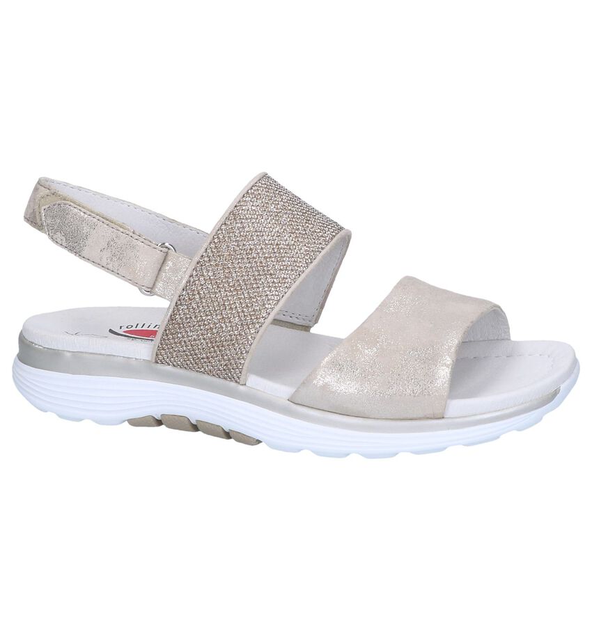 Gouden Sandalen Rollingsoft By Gabor gabor kopen in de aanbieding