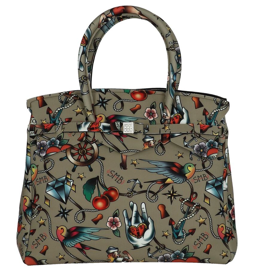 Kaki Handtas Save My Bag Miss 34 save my bag kopen in de aanbieding Kaki Handtas Save My Bag Miss 34 save my bag kopen in de aanbieding