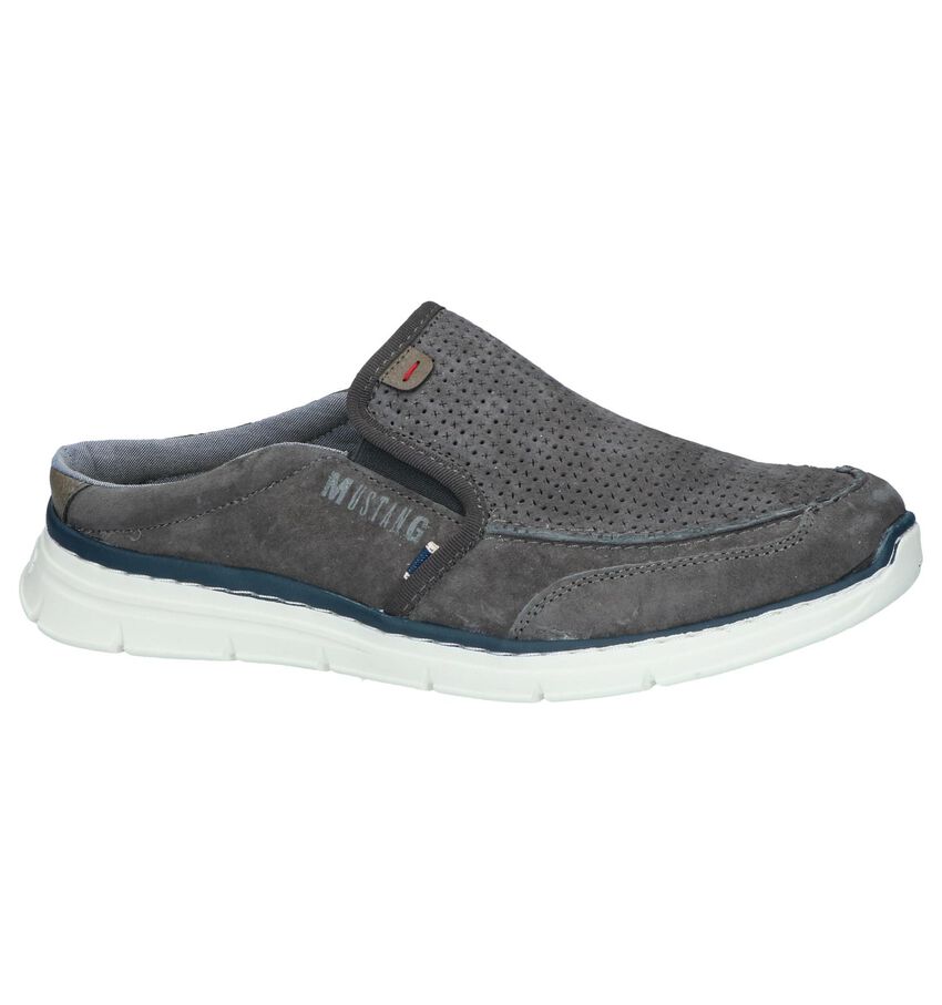 Donkergrijze Slippers Mustang mustang kopen in de aanbieding Donkergrijze Slippers Mustang mustang kopen in de aanbieding