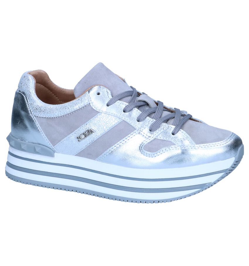 Zilveren Sneakers Scapa scapa kopen in de aanbieding