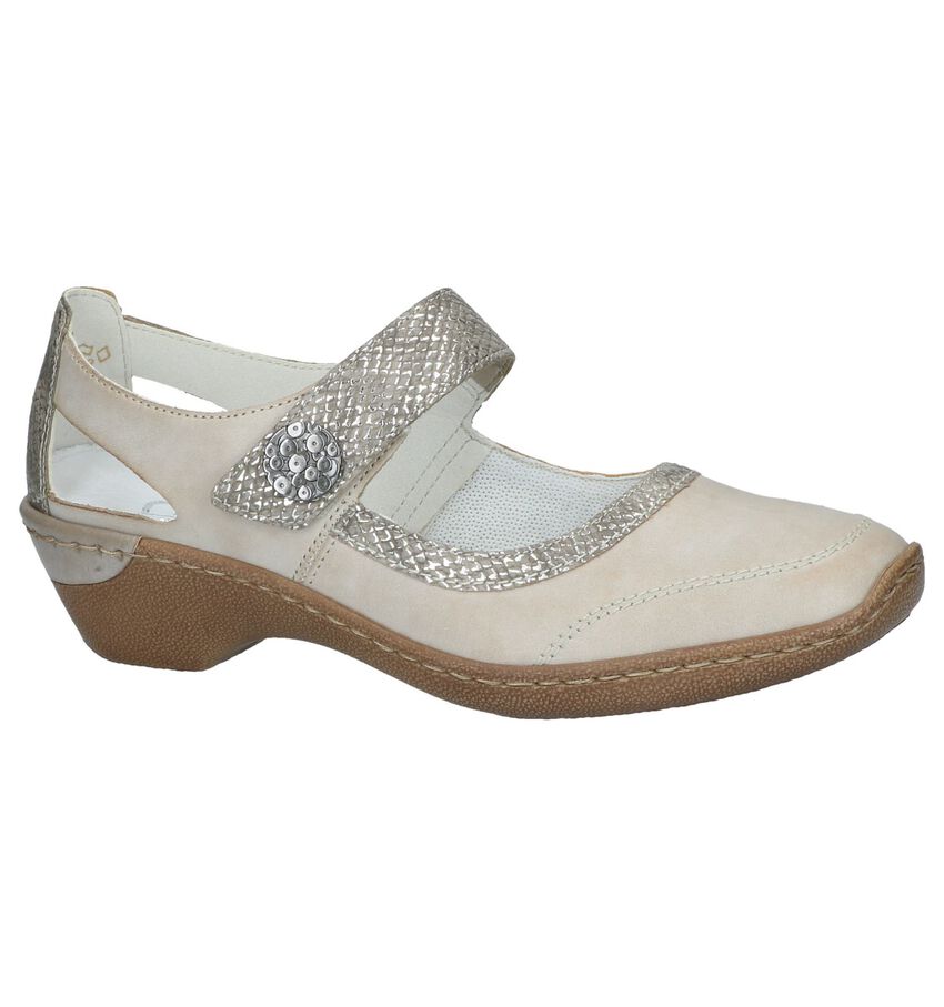 Taupe Lage Schoenen Met Bandje Rieker rieker kopen in de aanbieding