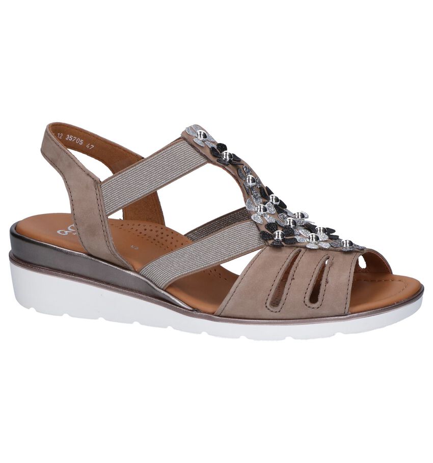 Taupe Sandalen Ara ara kopen in de aanbieding