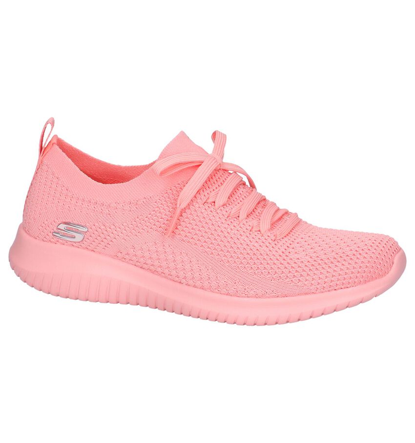 Roze Slip On Sneakers Skechers Ultra Flex skechers kopen in de aanbieding
