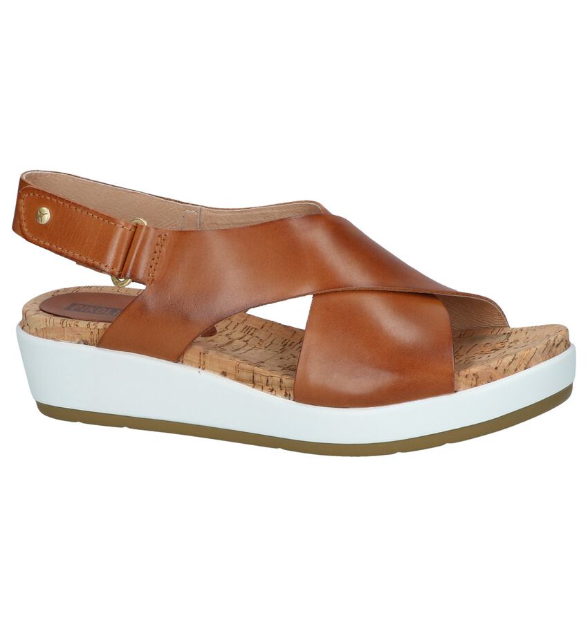 Cognac Sandalen Pikolinos Mykonos pikolinos kopen in de aanbieding Cognac Sandalen Pikolinos Mykonos pikolinos kopen in de aanbieding