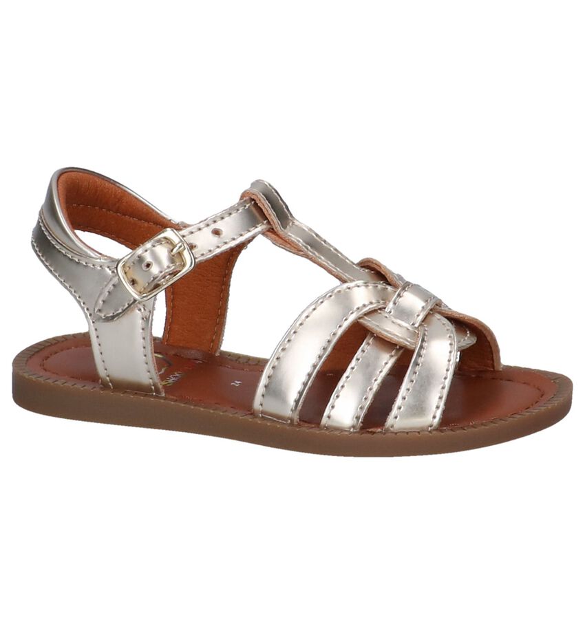 Gouden Watersandalen Shoo Pom Solar Buckle shoo pom kopen in de aanbieding