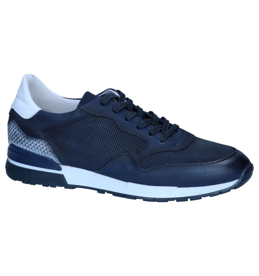 Donkerblauwe Casual Schoenen Van Lier van lier kopen in de aanbieding