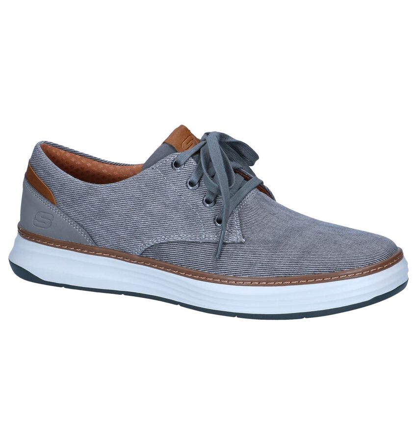 Grijze Veterschoenen Skechers Classic Fit skechers kopen in de aanbieding Grijze Veterschoenen Skechers Classic Fit skechers kopen in de aanbieding