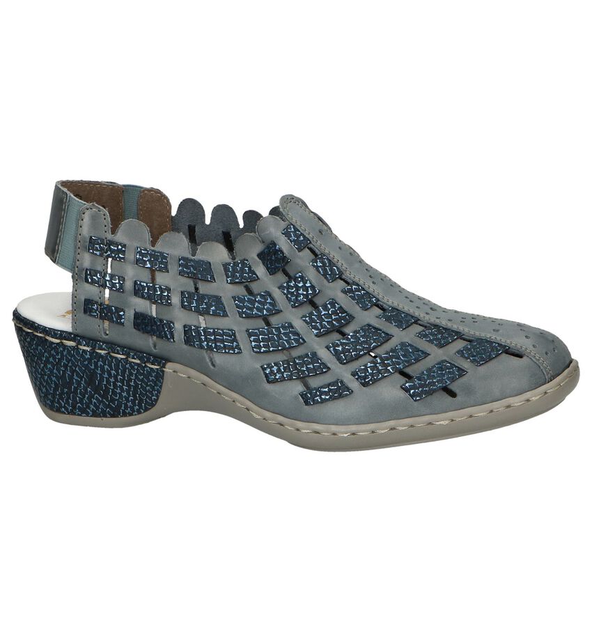 Blauwe Instappers Rieker rieker kopen in de aanbieding Blauwe Instappers Rieker rieker kopen in de aanbieding