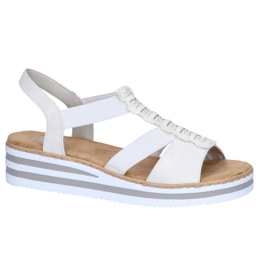 Ecru Sandalen Rieker rieker kopen in de aanbieding