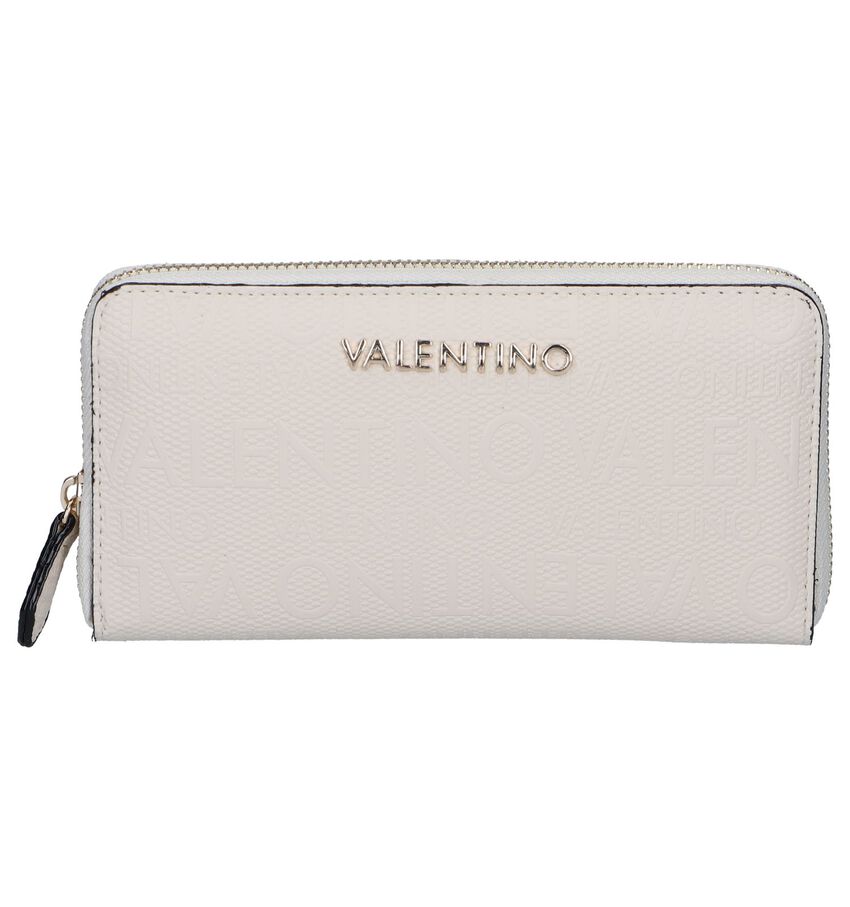 Beige Ritsportemonnee Valentino Handbags Dory valentino handbags kopen in de aanbieding