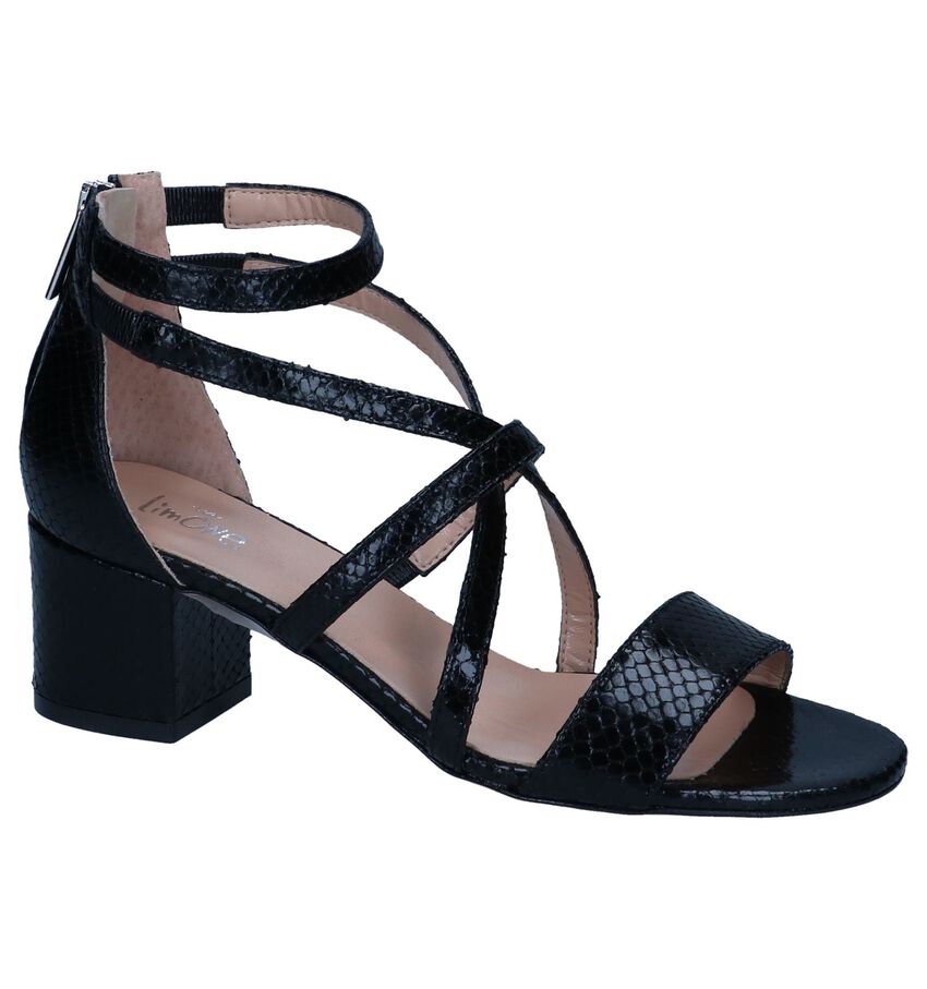Zwarte Sandalen Via Limone via limone kopen in de aanbieding