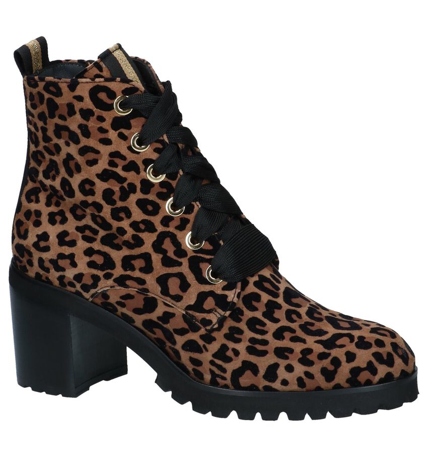 Enkellaarzen Met Luipaardprint Maripe maripe kopen in de aanbieding