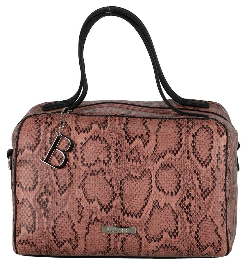 Bulaggi Roze Handtas Met Slangenprint bulaggi kopen in de aanbieding