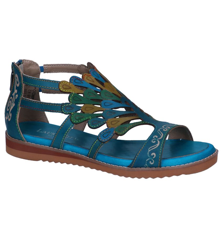 Blauwe Sandalen Laura Vita Feclicio laura vita kopen in de aanbieding