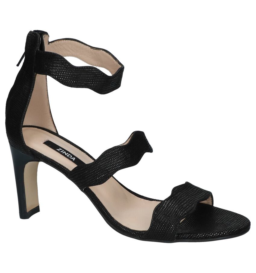 Zwarte Sandalen Zinda zinda kopen in de aanbieding