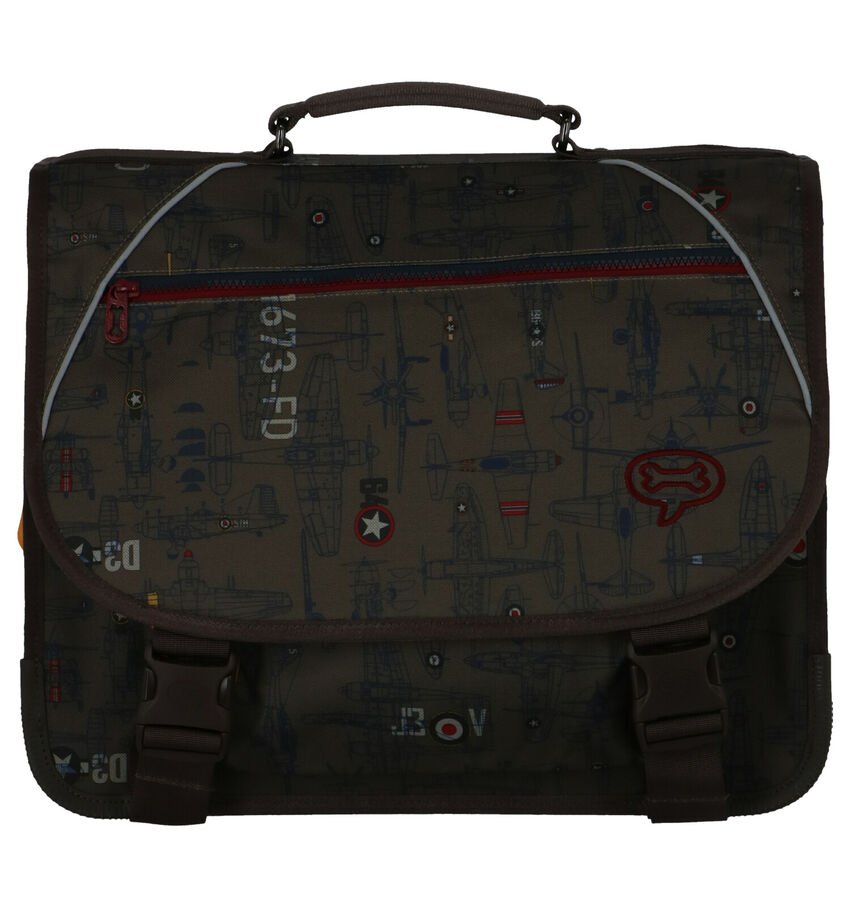 Stones And Bones Cedar Kaki Boekentas stones and bones kopen in de aanbieding