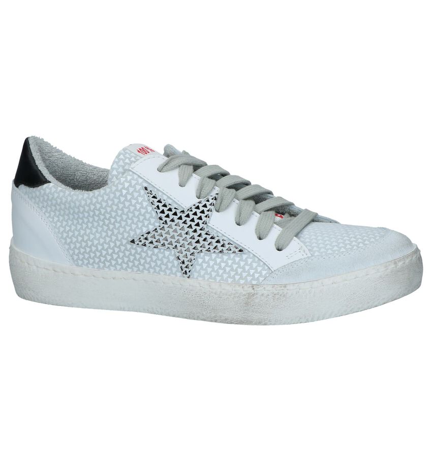 Lichtgrijze Veterschoenen Clue clue kopen in de aanbieding