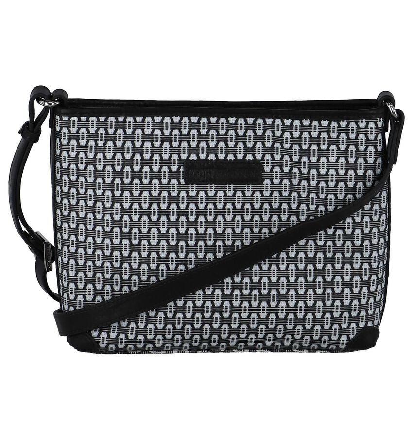 Zwarte Crossbody Tas Arthur Aston arthur aston kopen in de aanbieding