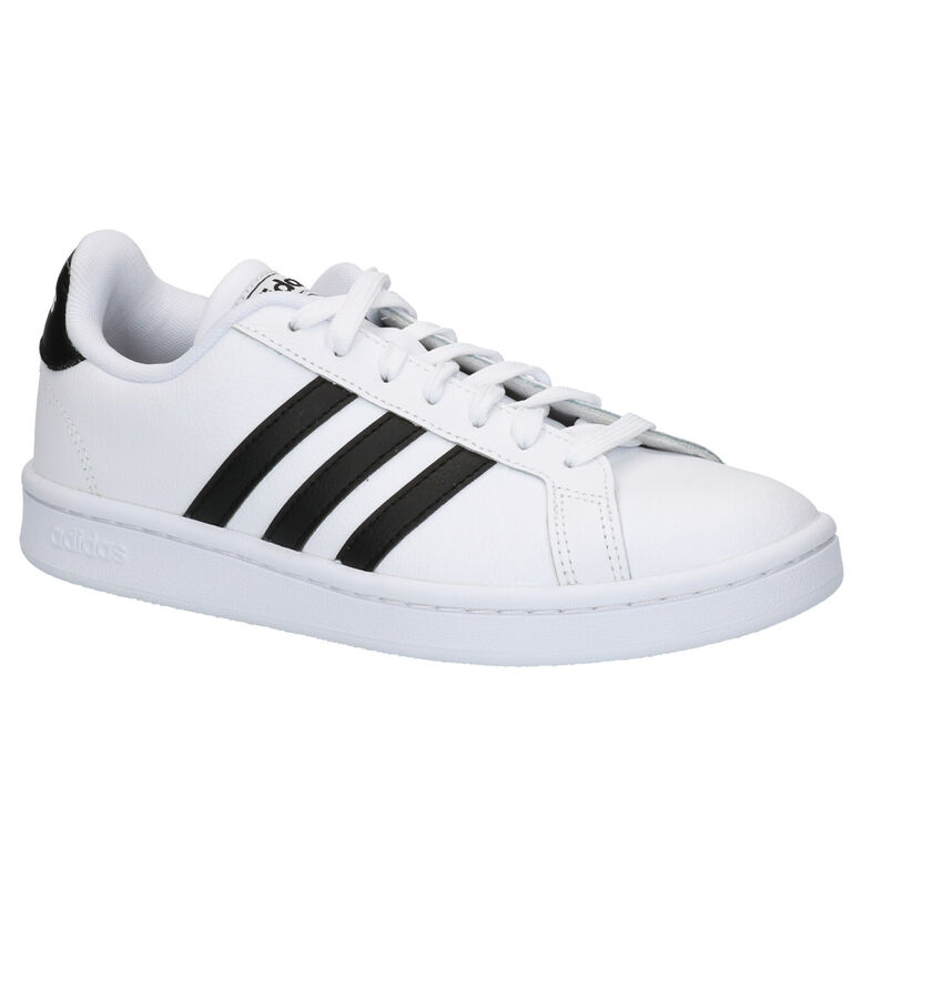 Adidas Grand Court Witte Sneakers adidas kopen in de aanbieding Adidas Grand Court Witte Sneakers adidas kopen in de aanbieding