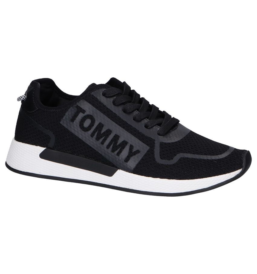 Zwarte Sneakers Tommy Hilfiger Technical Details tommy hilfiger kopen in de aanbieding